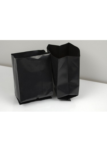 50 Adet Fide Poşeti 9X15 Cm Körüklü Fide Torbası Fidan Poşeti