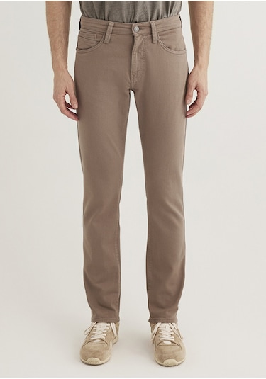 Mavi - Marcus Kahverengi Comfort Gabardin Pantolon 0035189452 Kahverengi