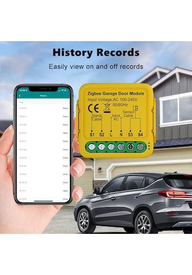 Tuya Zigbee Kapı Açıcı Akıllı Garaj Kapısı Kontrol E25927