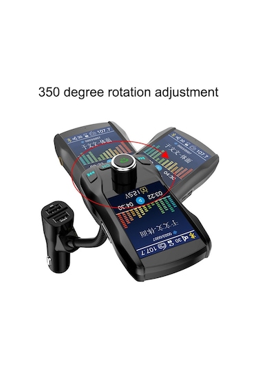 Eller Serbest Renkli Ekran Araba Bluetooth Mp3, Stil: Normal Sürüm