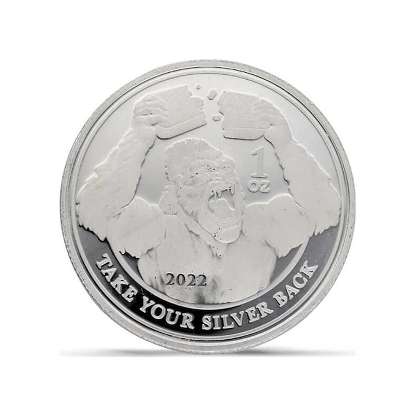 AgaKulche Gorilla Gümüş Sikke Coin