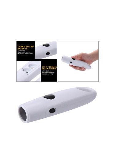 Suntek Elektronik Düdük Spor Elektrikli Kordonlu Beyaz Beyaz