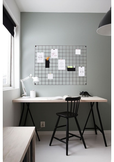 Metal Pano Tel Pano Fotoğraf Askısı Notluk Siyah 60X80 Catchme (415755534)