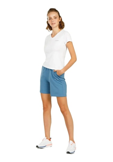 W-ct130 Basıc V Neck T-sh-beyaz Beyaz