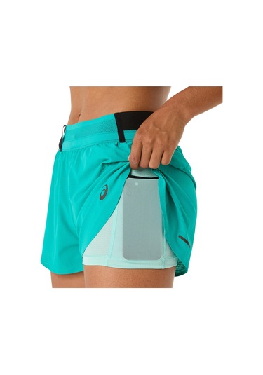 Asics Metarun Splıt Short Kadın Lacivert Şort 2012c858-401 Lacivert