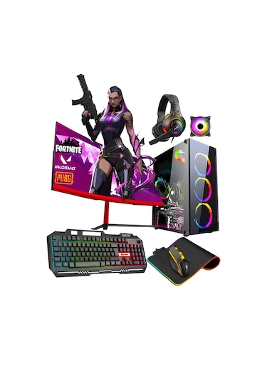 CacheX Arc Venüs i5-10400F 16 GB 500 GB M.2 NVME 4 GB GT730 23.8" Free Dos Masaüstü Bilgisayar