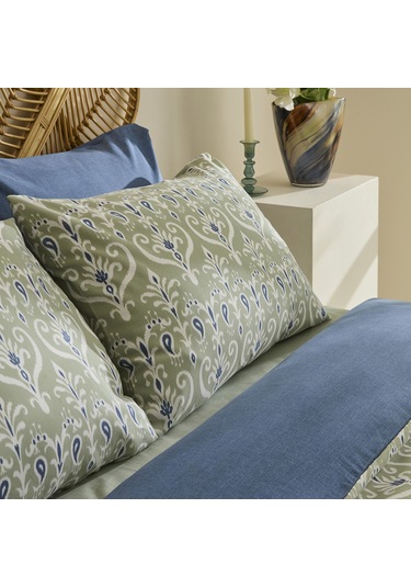 Sarah Anderson Aderra Çift Kişilik Nevresim Takımı Mint Mint