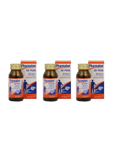 Pharmaton 50 Plus 60 Kapsül 3 Adet