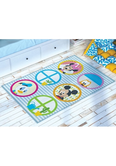Disney Mickey Baby Lisanslı Halı-Çok Renkli