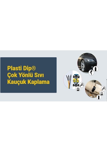 Plasti Dip - Mibenco - Pur - 3000 Gram - Mat Siyah