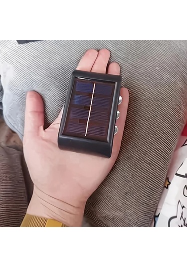 Gateesat 6 Led Güneş Enerjili Dış Mekan Duvar Lambası 4'lü Paket Akıllı Sensör Bahçe Aydınlatma Beyaz Işık