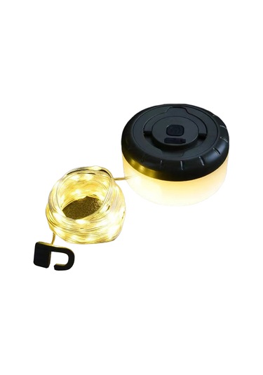 Symbee Dış Mekan Kamp Işığı: 1800mah Pil, 200 Lümen, Renkli Işık, 4 Fonksiyon, Type-c Şarj, Elden Taşınabilir Beyaz