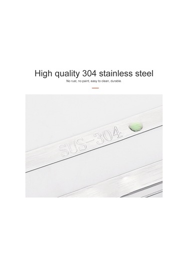 Sones 304 Paslanmaz Çelik Duvara Monte Mutfak Rafı Asılı Baharatlık Diğer