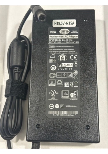 19.5 Volt 6.15 Amper Hp Uyumlu Adaptör 7.4 Mm 5.0 Mm 120 Watt Hp Uyumlu Adaptör