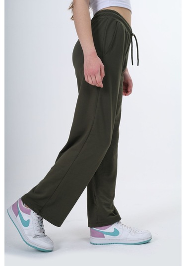 Toontoy Kız Çocuk Eşofman Alt Haki