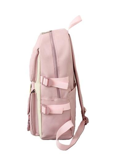 Xiyyadms Kahverengi Ayı Dekorlu Kumaş Çanta Seti - Sırt Çantası + El Çantası + Clutch + Kalem Kutusu, Geniş Hacimli Günlük Kullanım İçin Çok Renkli