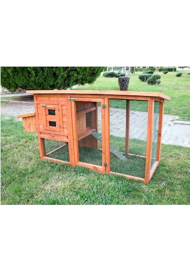 Lüks Ahşap Tavuk Kümesi 10  Tavukluk