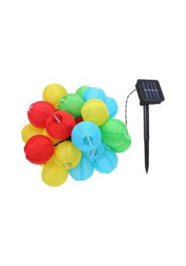 6,5 Metre/21,3 Ft 30 Led Güneş Enerjili Enerji Peri Feneri Işık Çim Lambası Sürekli Parlak Ve Flaş 2