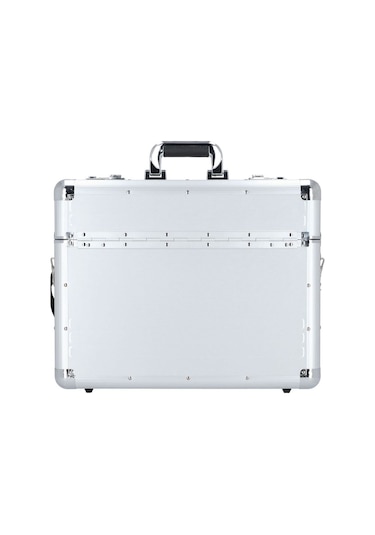 Alumaxx 47 Cm Alüminyum Evrak Çantası, Askılı Ve Organizerli Gri