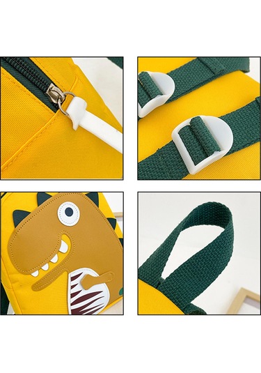 Homyl Çocuk Yürümeye Başlayan Dinozor Çantalar Için Sevimli Sarı
