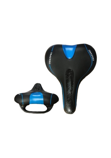 Hsgl Bisiklet Yumuşak Rahat Konforlu Lux Geniş Sele 26 Mavi - Beyaz