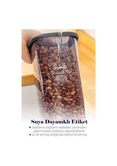 Vienev Beyaz Serigrafi Etiketli 14lü Luna Baharatlık Beyaz