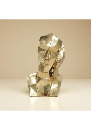 Suntek Reçine Düşünür Heykeli Ev Dekoru Soyut Figür Masa Hayır Dinle