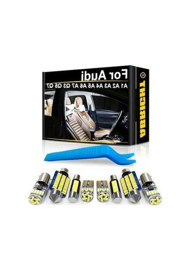 Flybuy Araba Led Iç Ükk Canbus Audi A3 8p 8l A4 B5 B6 B7 B8 A5 8t A6 C5 C6 C7 A8 D2 D3 6000k Beyaz A6 S6 Rs6 C7-11pcs 1 Adet 1 Adet