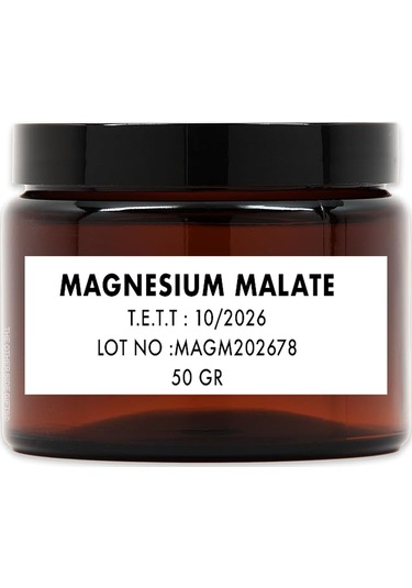 Magnezyum Malat Saf Hammadde 50 Gr