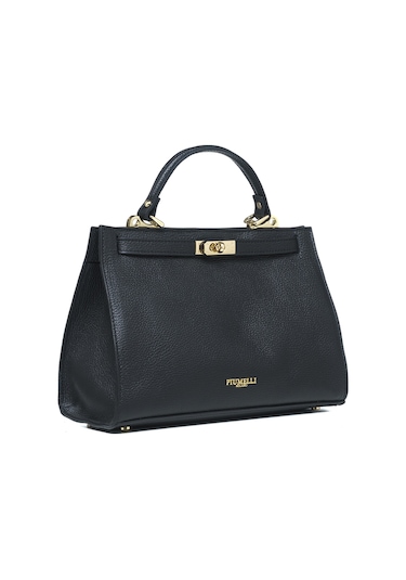 Postacı Çantası Kadın Laıne M Piumelli Milano Bag D28 Black Siyah