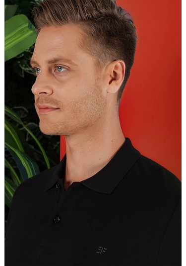 Ts 845 Siyah Spor T-shirt Siyah