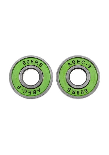 Pazly Lot 8 Sürtünmesiz Abec 9 Yeşil Kaykay Paten Rulmanları Yeşil