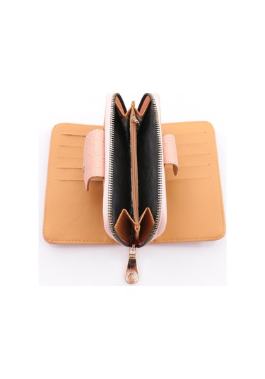 Ççs 80266 Kadin Portföy Cüzdan Pudra