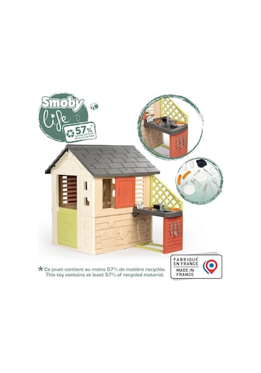 Smoby Life Doğa Oyun Evi Ve Mutfağı 810739 Renkli