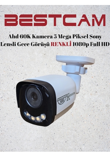 Ahd 60k Kamera 5 Mega Piksel Sony Lensli Gece Görüşü Renkli 1080p