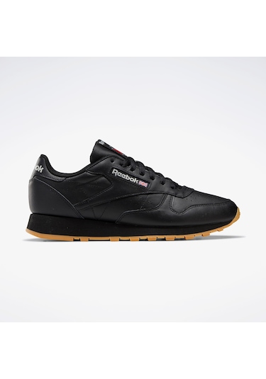 Reebok Classic Leather Unisex Siyah Spor Ayakkabı Düz 100008493 Siyah