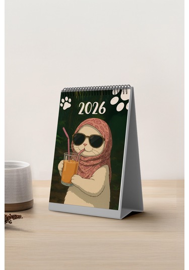 Köpek Tasarım 2026 Masa Takvimi Pytktkv027