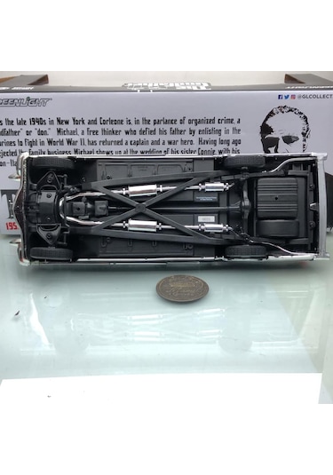 1955 Cadillac Fleetwood The Godfather Black 1 18 Greenlight
