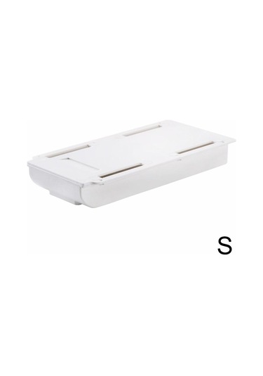 Beyaz Depolama Rafı Kendinden Yapışkanlı Kalem Tepsisi Masa Masa Depolama Çekmecesi Organiz Masa Altında Tezgah Altı Ürün 54326367