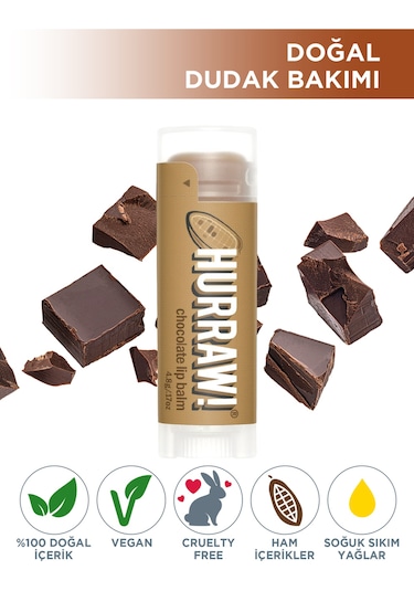 Hurraw Chocolate Lip Balm 4.8 G
