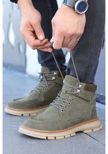 M.p. Dex Suya Dayanıklı Hakiki Deri Günlük Erkek Bot 667800001249 49 Haki Haki