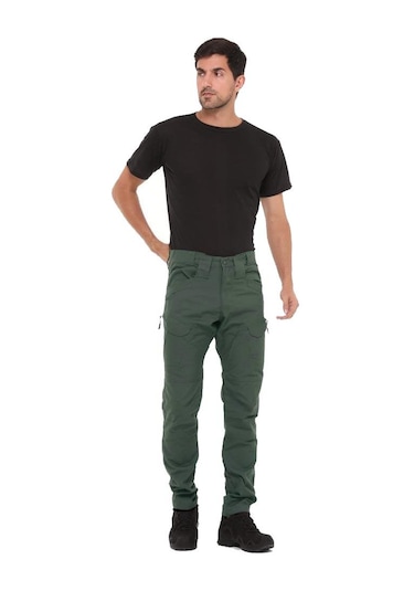 Single Sword Ön Cep Detaylı Taktik Outdoor Pantolon Haki