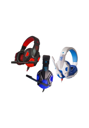 Suntek Pc Için Mic Led Işıklı Kulak Üstü Oyun Kulaklığı