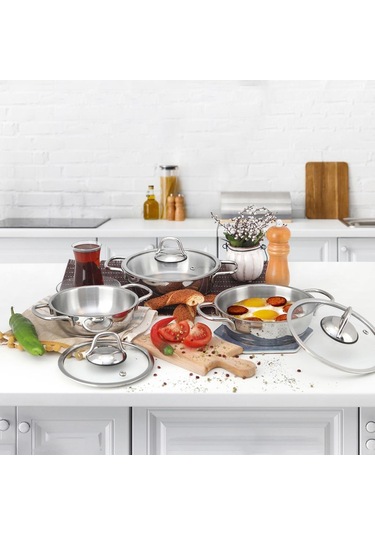 Serenk Definition 6 Parça Çelik Sahan