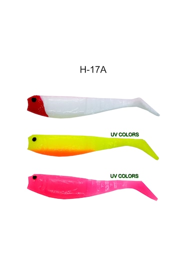 Hergele Sandeel 65mm Silikon Balık 3 Lü Paket Yem Sahte Balık