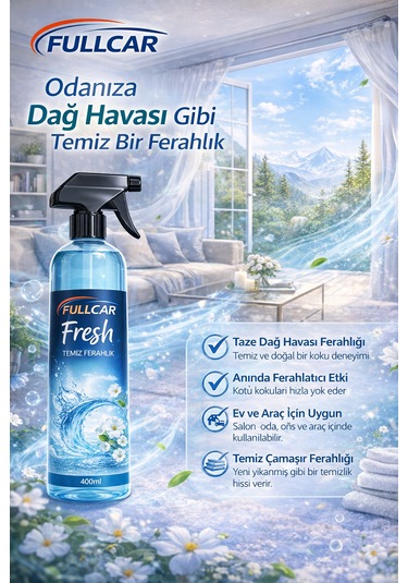 Fullcar Fresh Temiz Ferahlık 400 Ml