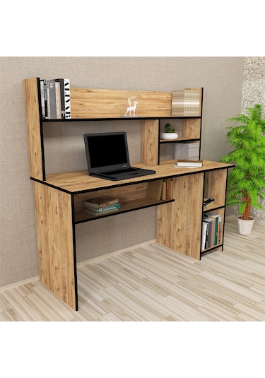 Kalenderdekor1 Kalender Dekor Jimmy 145 Cm Çalışma Masası Jm04 Meşe