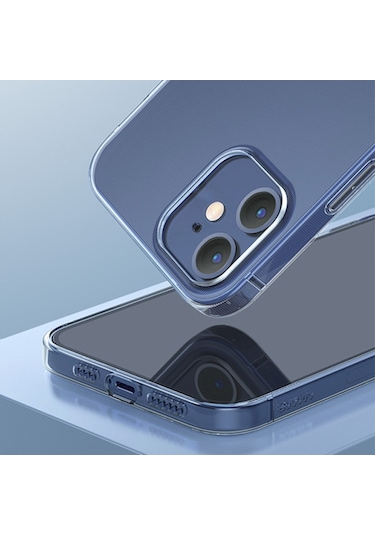 Baseus Simple Case Apple Uyumlu iPhone 12 Mini 5.4 Ince Silikon Seffaf Kilif 431180139