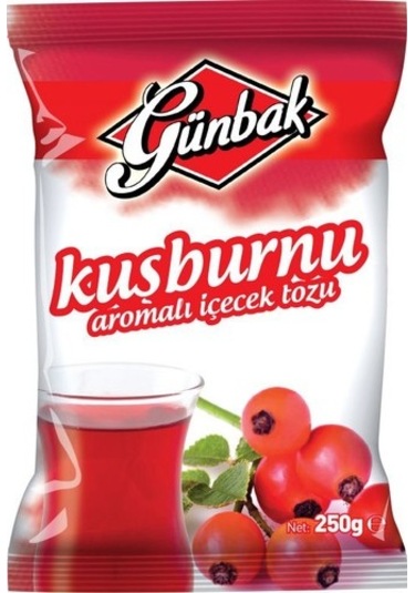 Günbak Kuşburnu Aromalı İçecek Tozu 2 x 250 G