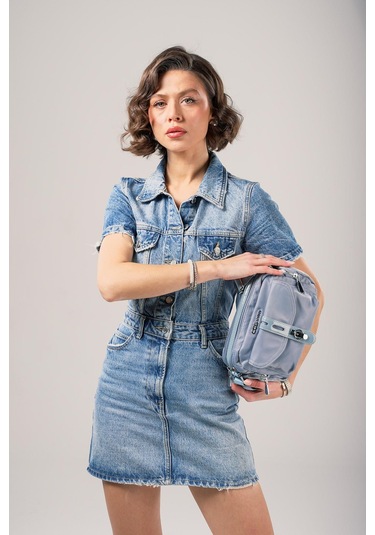 Ççs Kadın 17888 Omuz Çantası Mavi